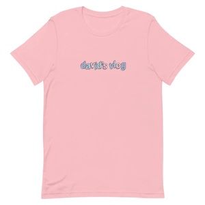 David’s Vlogs Sunset Pink T-shirt